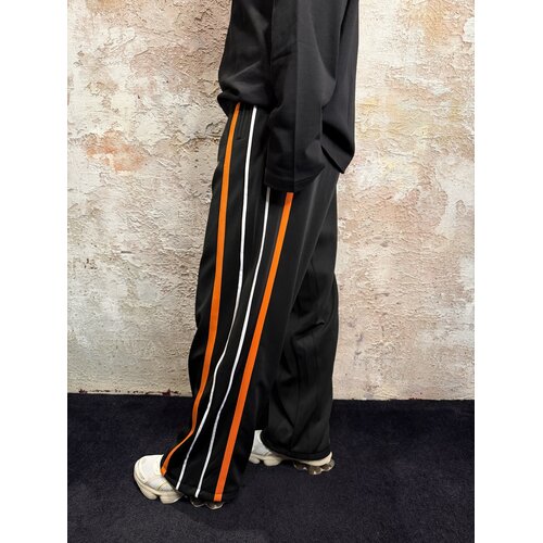 Equalité Oversized Trackpants Black Orange