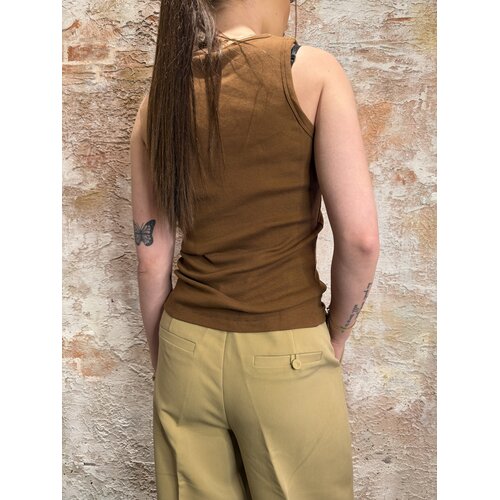 Josh V Swanny Halter Top Brown