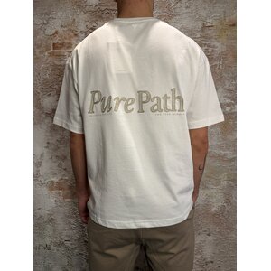 Pure Path Fundamental Logo T-shirt Off White