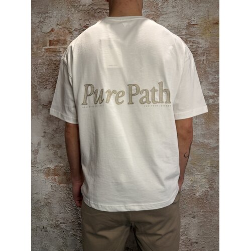 Pure Path Fundamental Logo T-shirt Off White