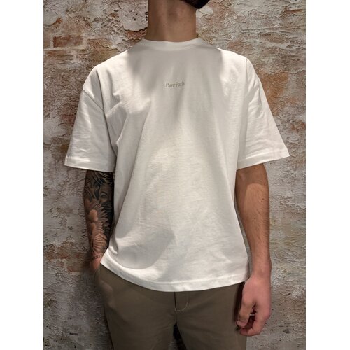 Pure Path Fundamental Logo T-shirt Off White