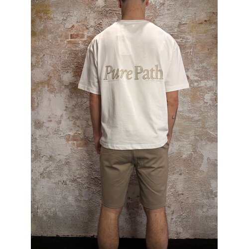Pure Path Fundamental Logo T-shirt Off White