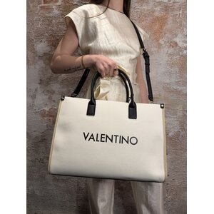 Valentino by Mario Valentino Acantha Shopping Bag Ecru