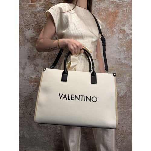 Valentino by Mario Valentino Acantha Shopping Bag Ecru