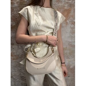 Valentino by Mario Valentino Zero Hobo Bag Ecru