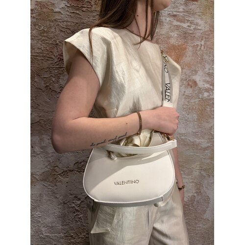 Valentino by Mario Valentino Zero Hobo Bag Bianco