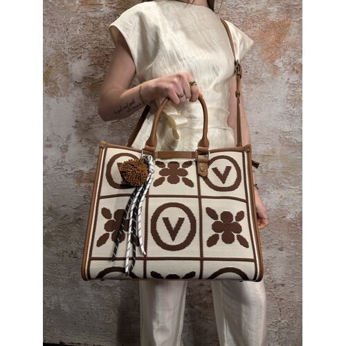 Valentino by Mario Valentino Tyle Shopping Bag Cuoio F04