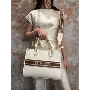 Valentino by Mario Valentino Aella Shopping Bag Bianco
