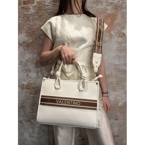 Valentino by Mario Valentino Aella Shopping Bag Bianco