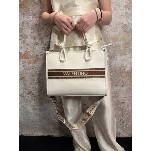 Valentino by Mario Valentino Aella Shopping Bag Bianco