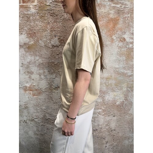 Malelions Women Kylie T-Shirt Sand