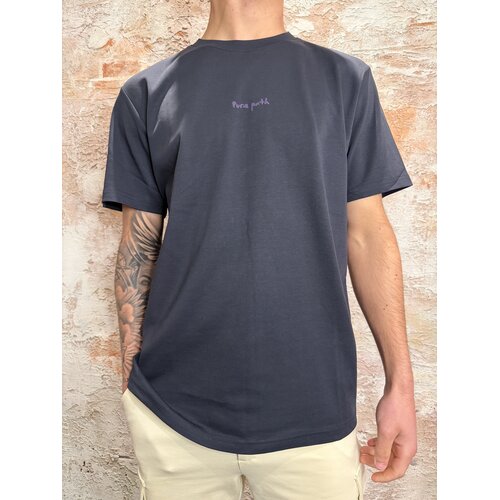 Pure Path Pixel Flower T-shirt Dark Navy