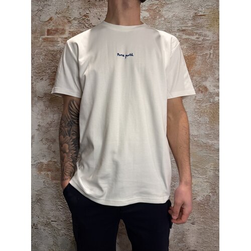 Pure Path Pixel Flower T-shirt Off White