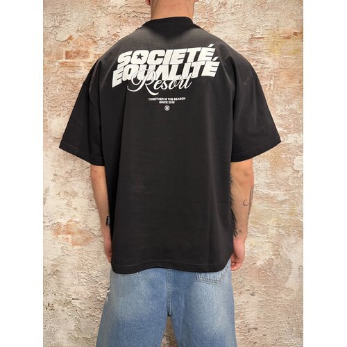 Equalité Equalité Societé Resort Boxy Tee Black