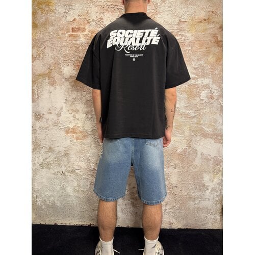Equalité Equalité Societé Resort Boxy Tee Black