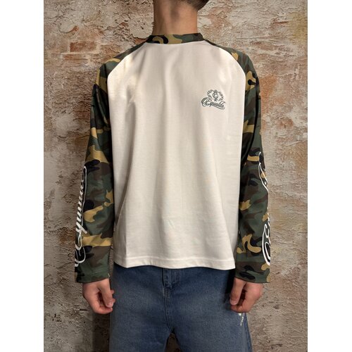 Equalité Jett Raglan Longsleeve White Camo