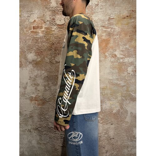 Equalité Jett Raglan Longsleeve White Camo
