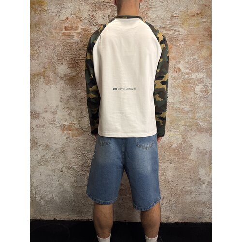 Equalité Jett Raglan Longsleeve White Camo