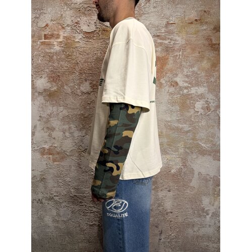 Equalité Enzo Double Layer Longsleeve White Camo