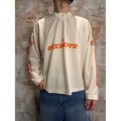 Equalité Arena Longsleeve Jersey White Orange