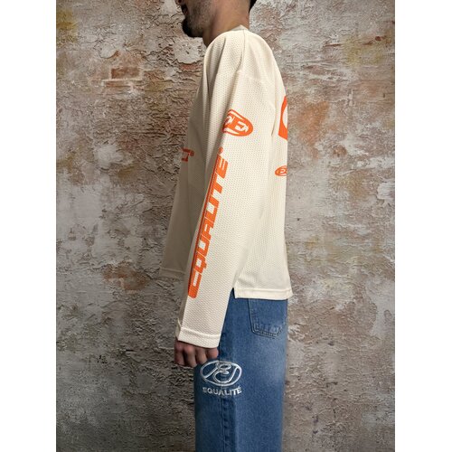 Equalité Arena Longsleeve Jersey White Orange
