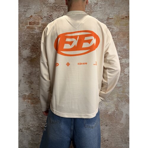 Equalité Arena Longsleeve Jersey White Orange