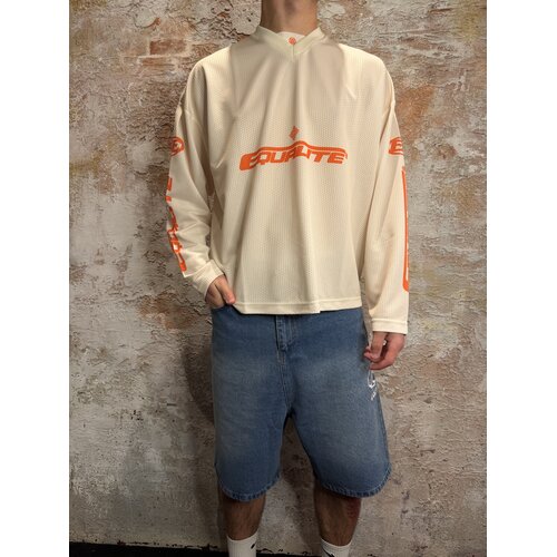 Equalité Arena Longsleeve Jersey White Orange