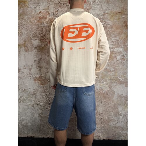Equalité Arena Longsleeve Jersey White Orange