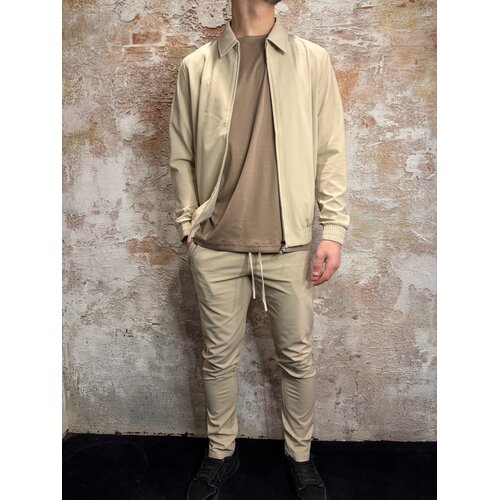 Cou7ure Essentials Tech Zipper Suits L.Brown