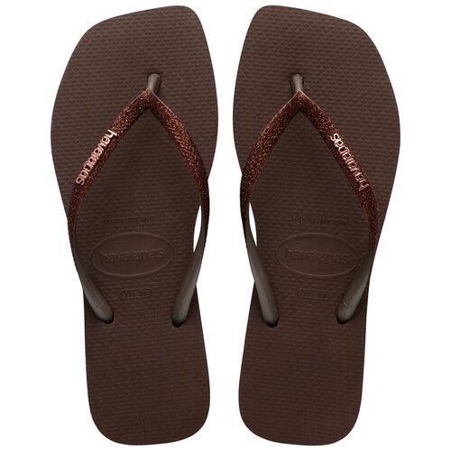 Havaianas Slim Glitter Dark Brown Havaianas Slim Glitter Dark Brown