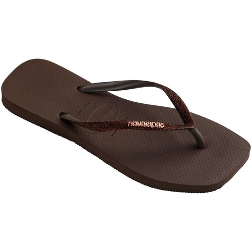 Havaianas Slim Glitter Dark Brown Havaianas Slim Glitter Dark Brown