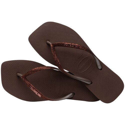 Havaianas Slim Glitter Dark Brown Havaianas Slim Glitter Dark Brown
