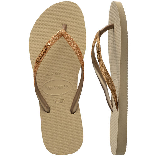 Havaianas Slim Glitter Sand Grey