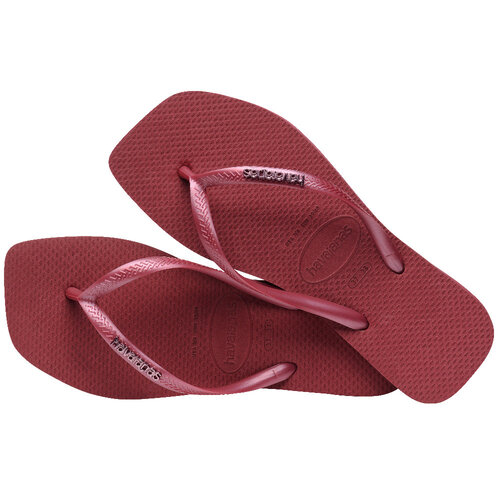 Havaianas Slim Logo Metallic Amaranth