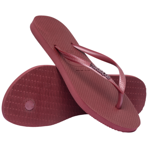 Havaianas Slim Logo Metallic Amaranth