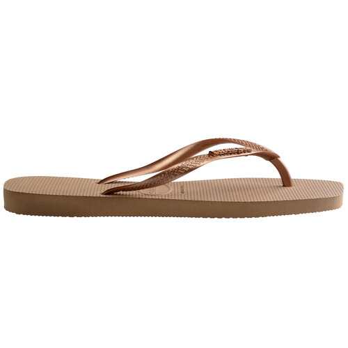 Havaianas Slim Logo Metallic Rose