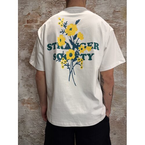 Stranger Society Bold Bouquet T-Shirt White