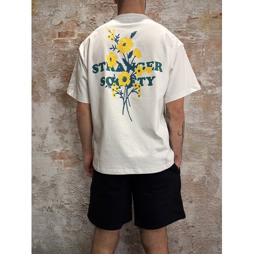 Stranger Society Bold Bouquet T-Shirt White