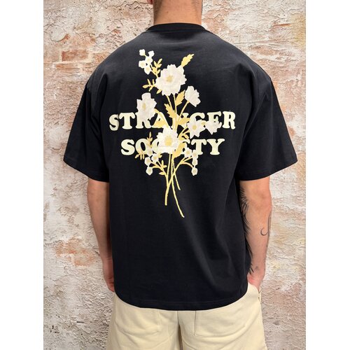 Stranger Society Bold Bouquet T-Shirt Black