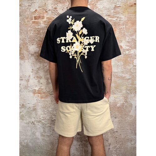 Stranger Society Bold Bouquet T-Shirt Black