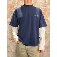 Nico Double Layer Longsleeve Washed Navy