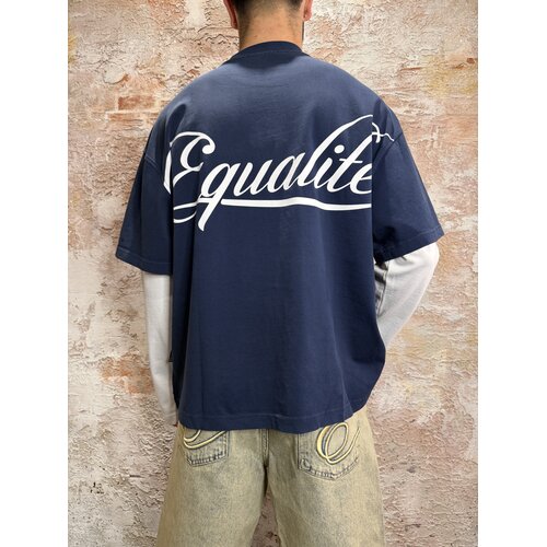 Equalité Nico Double Layer Longsleeve Washed Navy