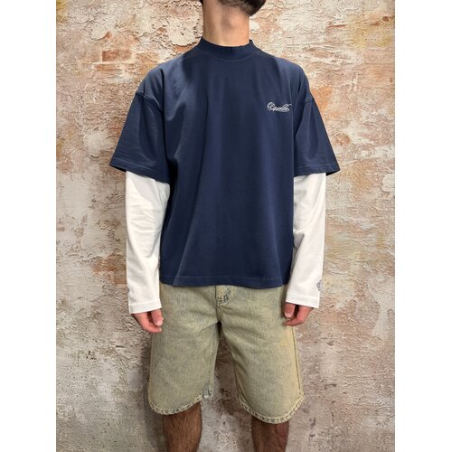 Equalité Nico Double Layer Longsleeve Washed Navy