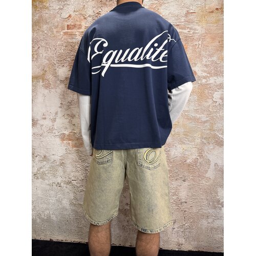 Equalité Nico Double Layer Longsleeve Washed Navy