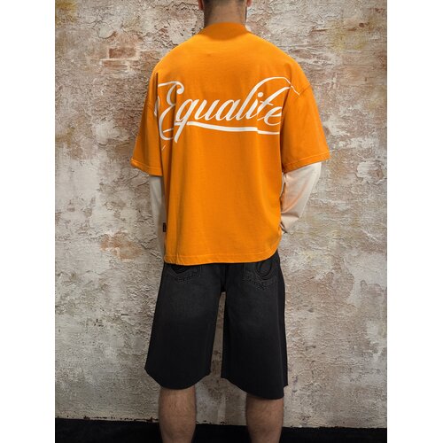 Equalité Nico Double Layer Longsleeve Washed Orange