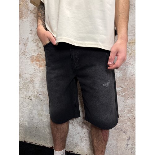 Equalité Jullian Denim Jorts Obsidian Black