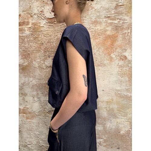 Sisters Point Garwin Vest Denim