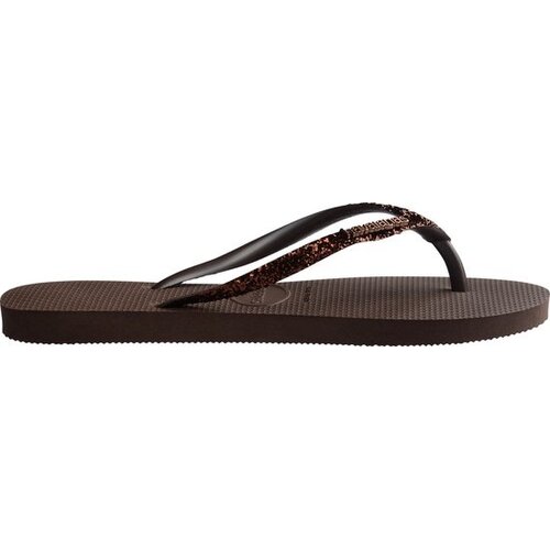 Havaianas Slim Glitter Dark Brown Havaianas Slim Glitter Dark Brown