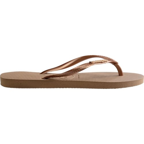 Havaianas Slim Logo Metallic Rose