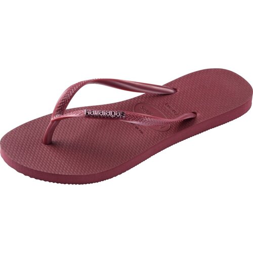 Havaianas Slim Logo Metallic Amaranth